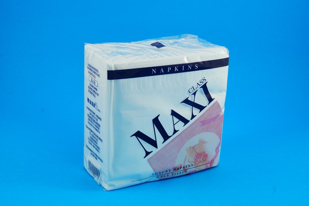 1-12-018-000 White Luxury Napkins 33x33 (80 pcs)